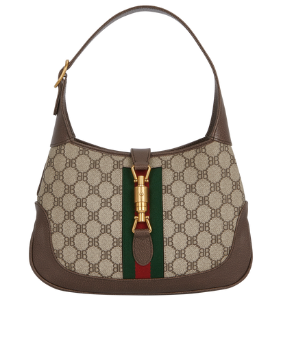Balenciaga Hacker Project Jackie 1961, &pound;1,100, Handbags, Beige/Brown/Green/Red, Coated Canvas/Leather, Front view